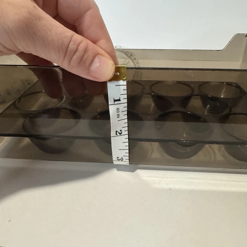 Vintage GE Refrigerator Egg Tray 12 Egg Storage Organizer Brown